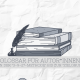 Titelbild zum Glossar für Autor*innen und über das Schreiben, Schreibfeder und Bücher